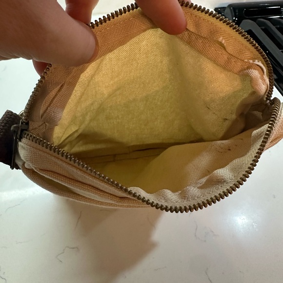 Bloomingdale's Cream “little canvas bag” Crossbody Bag - Picture 4 of 4